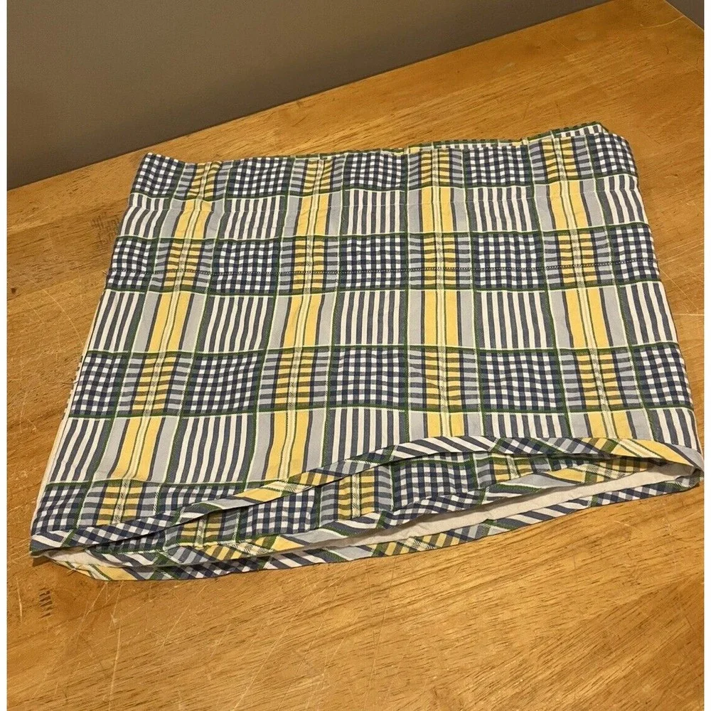 Waverly Home Classics Window‎ Valance Blue Yellow Plaid 60